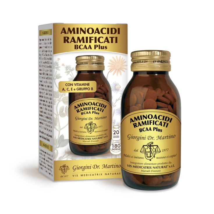 Aminoacidi Ramificati BCAA Plus Dr.Giorgini 180 Pastiglie
