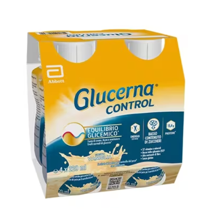 Glucerna Control Vaniglia Abbott 4x220ml