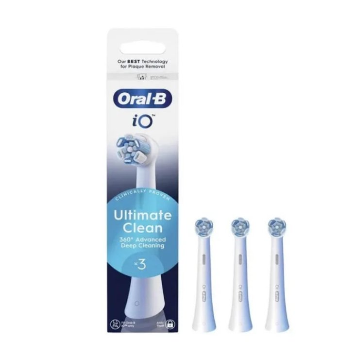 Testine Ultimate Clean Bianco Oral-B IO 3 Pezzi