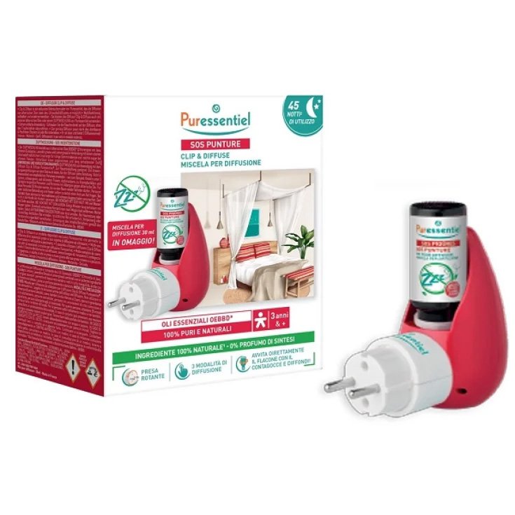 Cofanetto Clip&Diffuse+Miscela Puressentiel 30ml