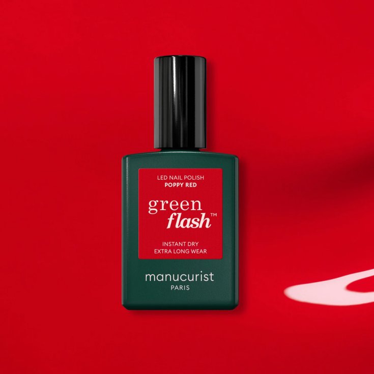Green Flash&trade; Colore Poppy Red Manucurist 15ml