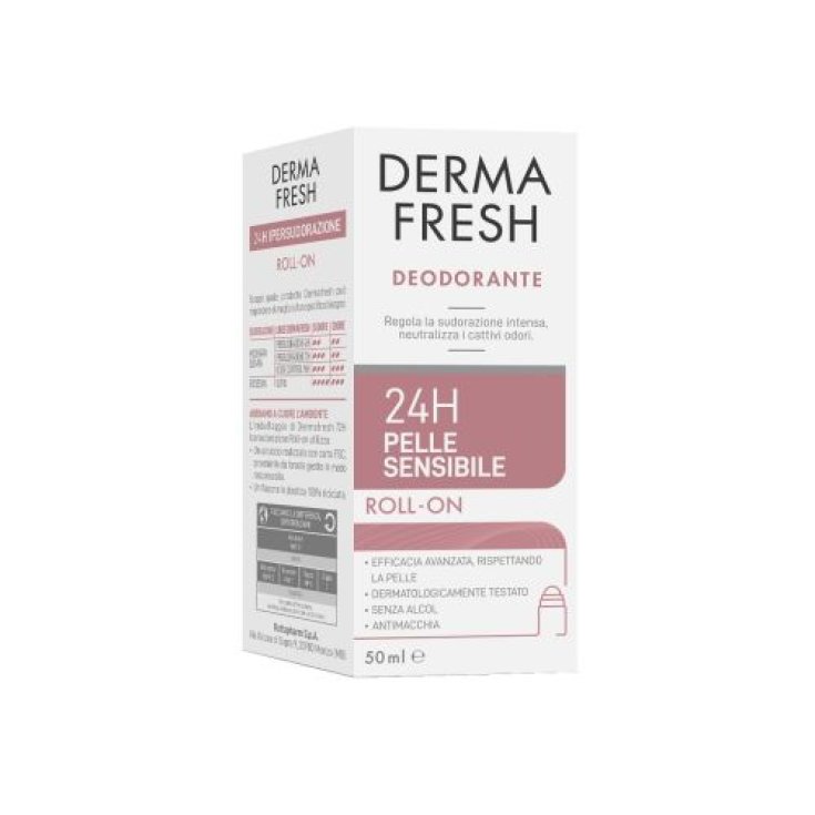 Dermafresh 24H Pelle Sensibile Deodorante Roll-On 50ml