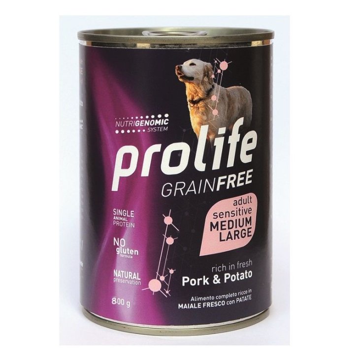 PROLIFE DOG GF AD PORK&POT800G