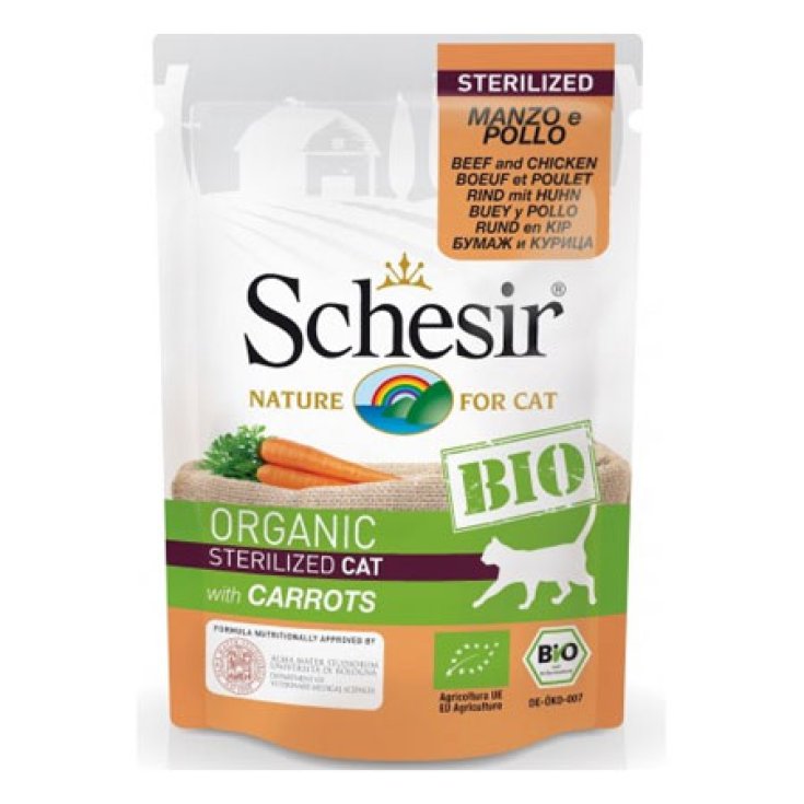 SCHESIR CAT BIO-RINDFLEISCH 85GR
