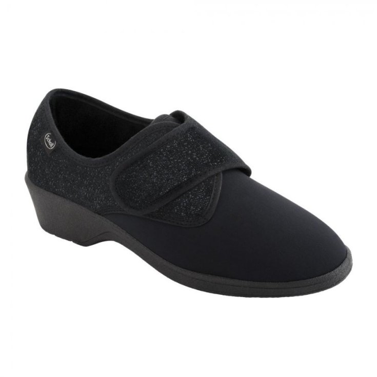 Scholl Shoes Agnes Pantofole Invernali Nere in Microfibra