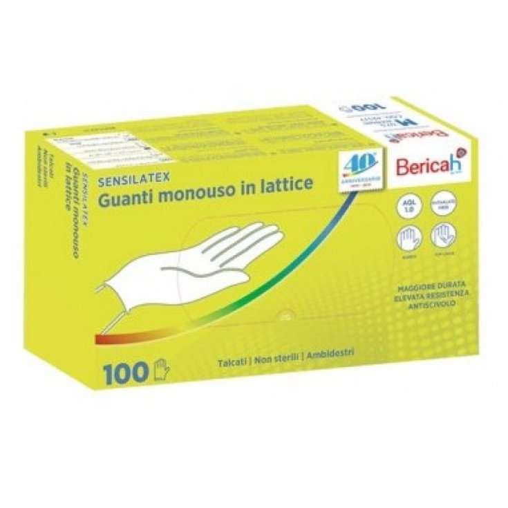Sensilatex Guanti Monouso Lattice Talcato Taglia XL