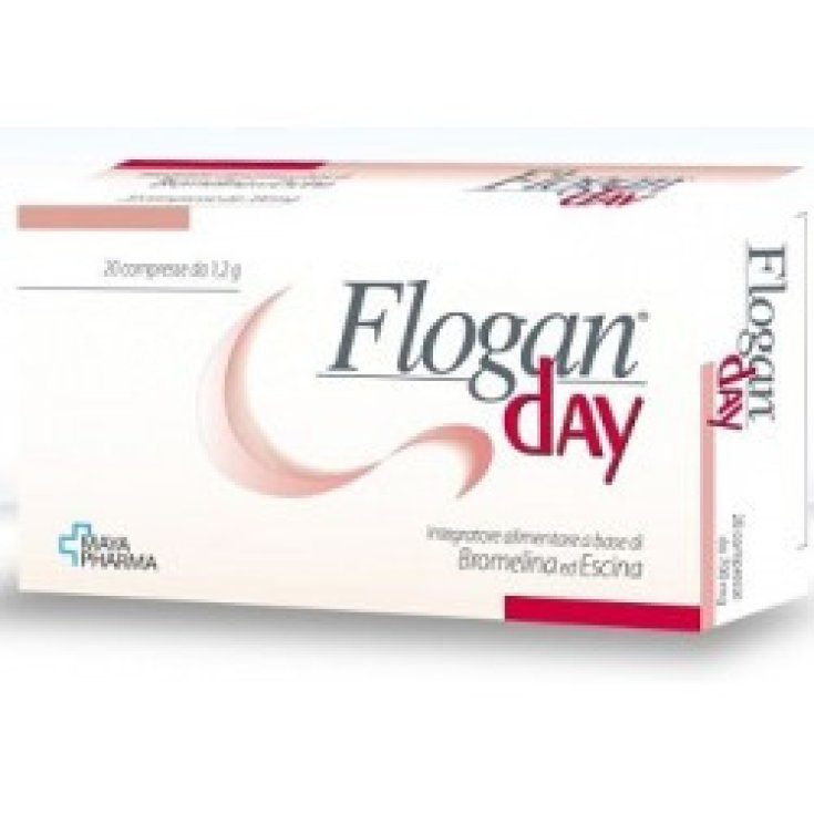 Maya Pharma Flogan Soluzione Integratore Bromelina Vitamina C 100ml