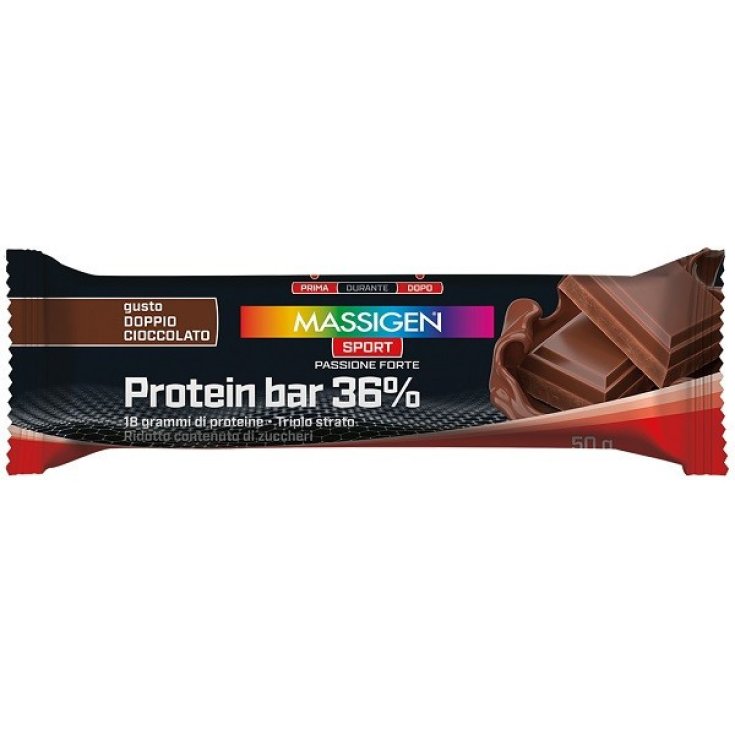 Massigen Barretta Proteica 36% Doppio Cioccolato