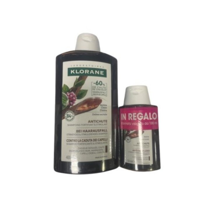 Klorane Shampoo alla Chinina 400ml + 100ml Rinforzante