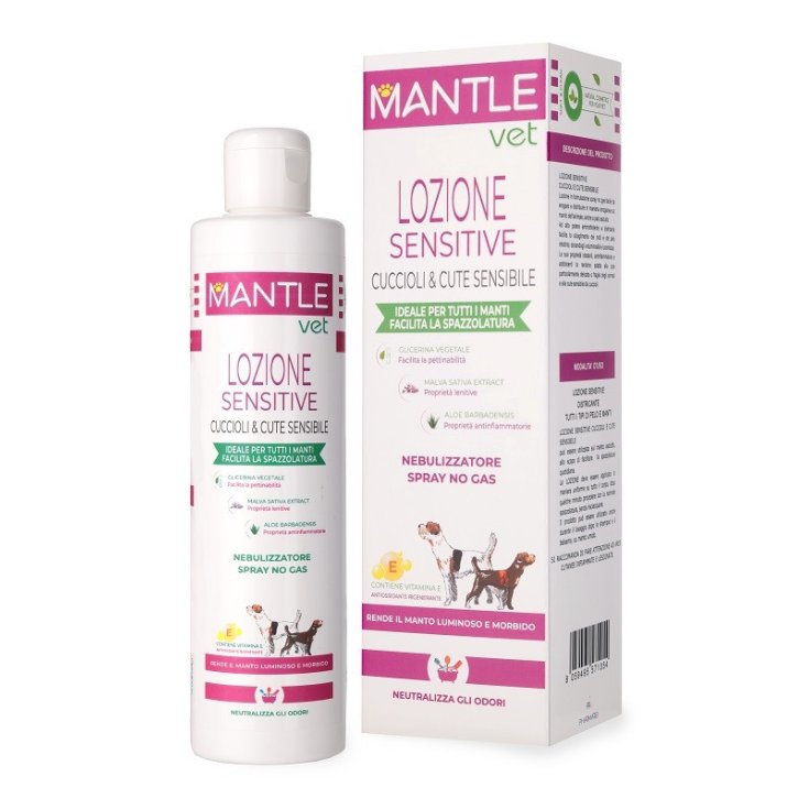 Pharmarei Mantle Vet Lozione per Cuccioli e Cute Sensibile 250 ml