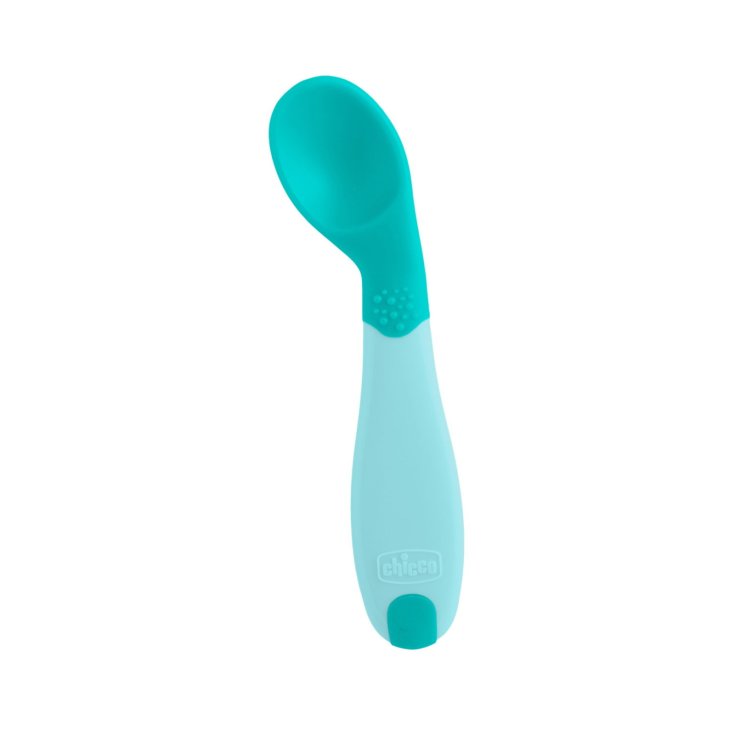 Chicco Cucchiaio Angolato 8M+ Azzurro