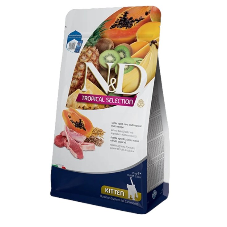 N&D CAT TROP S KITTEN LAMB300G