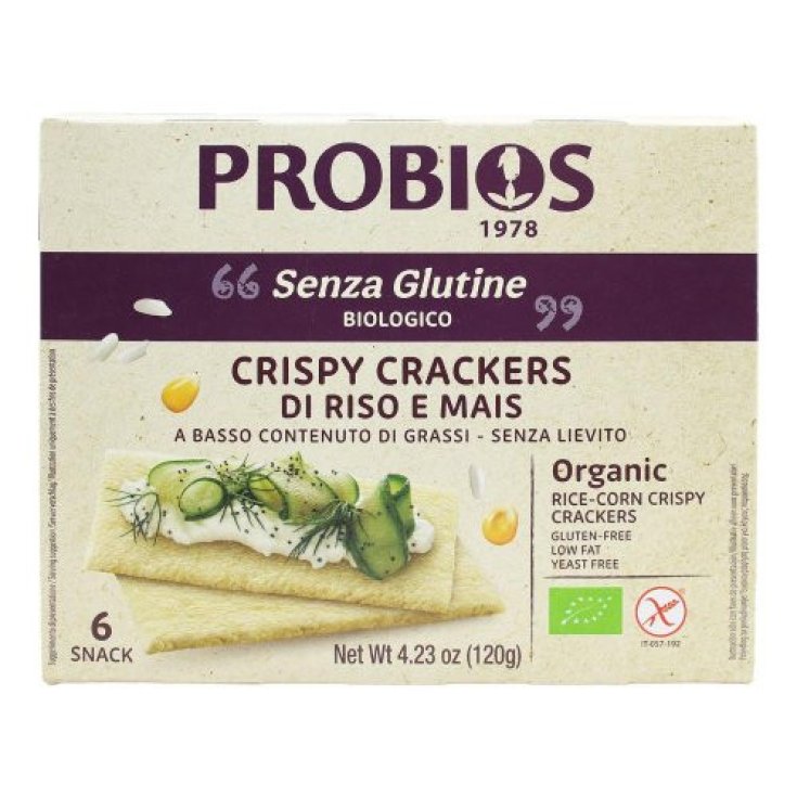 Probios Crispy Crackers Riso Mais Senza Glutine