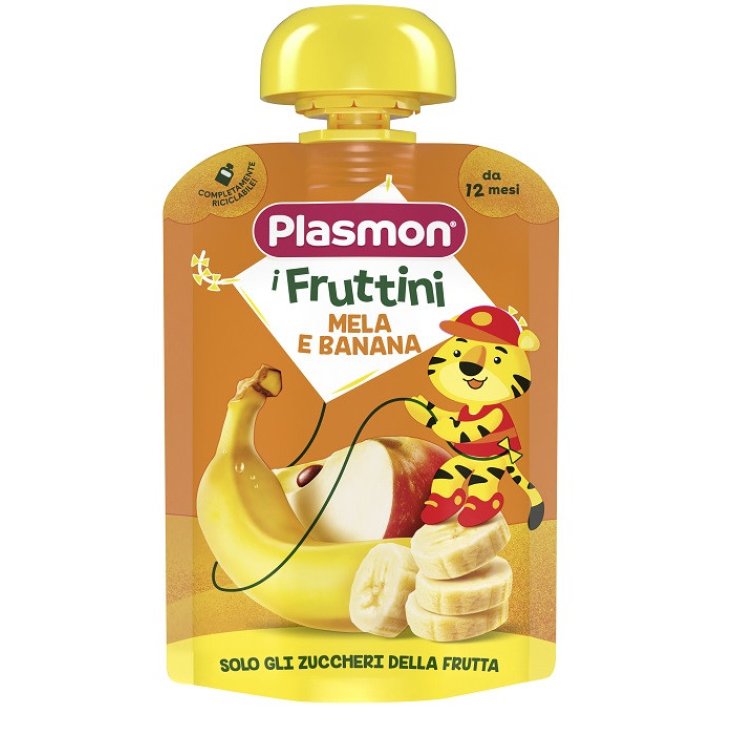 Plasmon Omogeneizzato Pouch Mela Banana 130 G