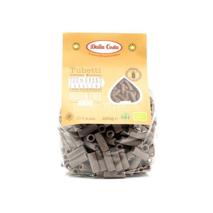 Dalla Costa Pasta Vegana Tubetti 100% Grano Saraceno Bio 250 G