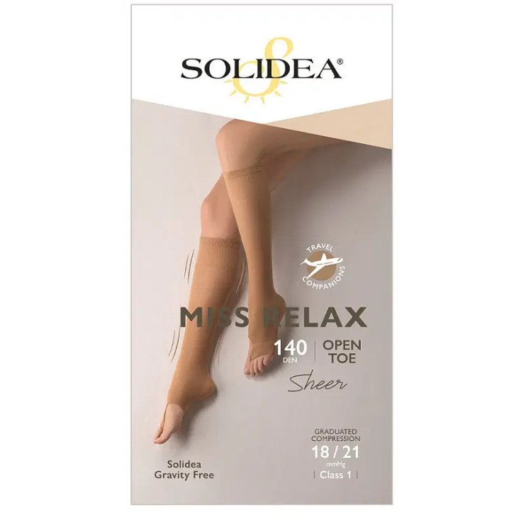 SOLIDEA Gambaletto Miss Relax 140 Denari Compressione Graduata
