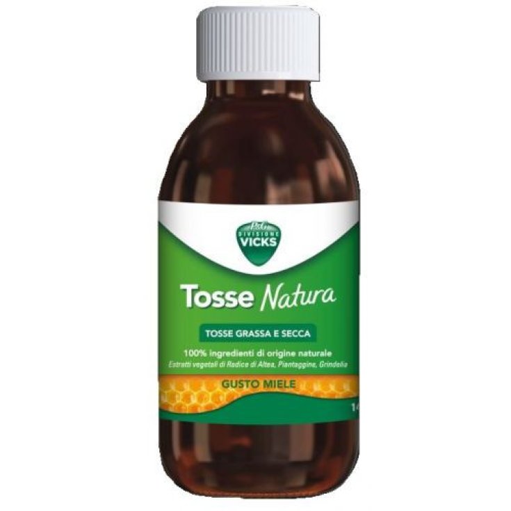 Vicks Tosse Natura Tosse Grassa e Secca Gusto Miele 140 ml