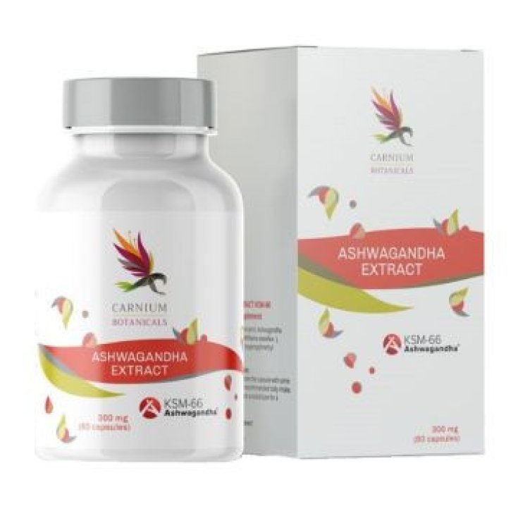 Carnium Botanicals Ashwagandha KSM-66 Integratore - 60 Capsule
