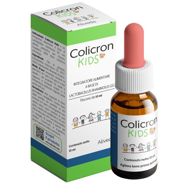 Laboratori Aliveda Colicron Kids Integratore Probiotici per Bambini, 1,2 g