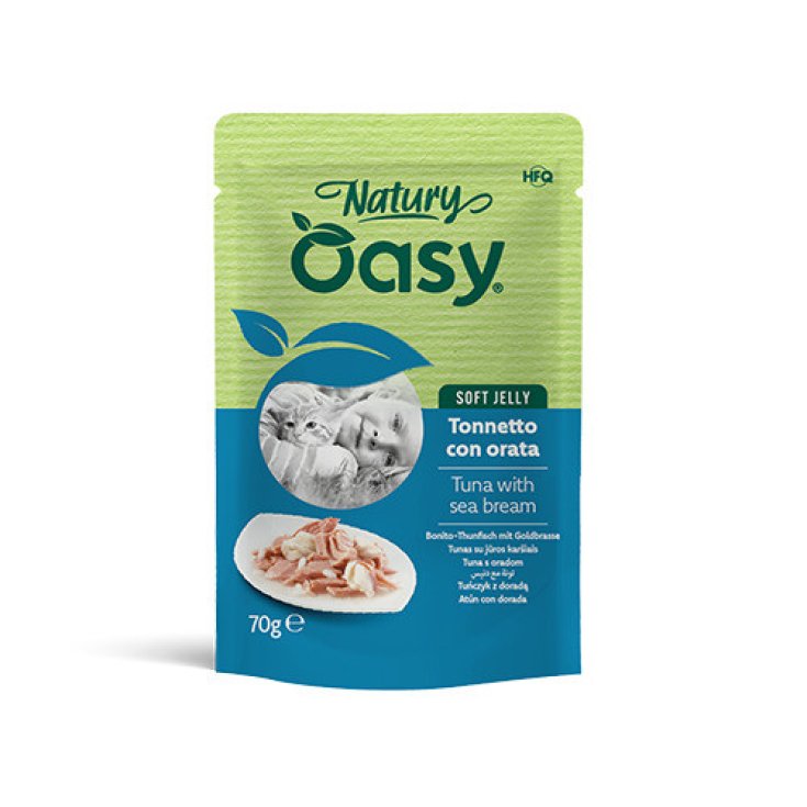 Oasy Gatto Natury Soft Jelly In Busta Adulto Tonnetto E Orata