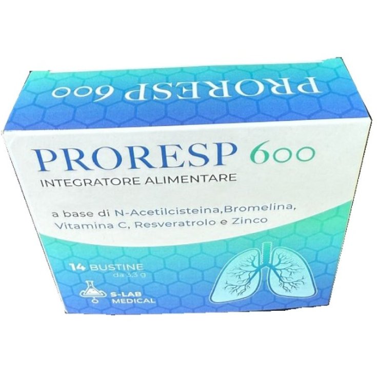 S-LAB MEDICAL PRORESP 600 Integratore Alimentare 14 Bustine