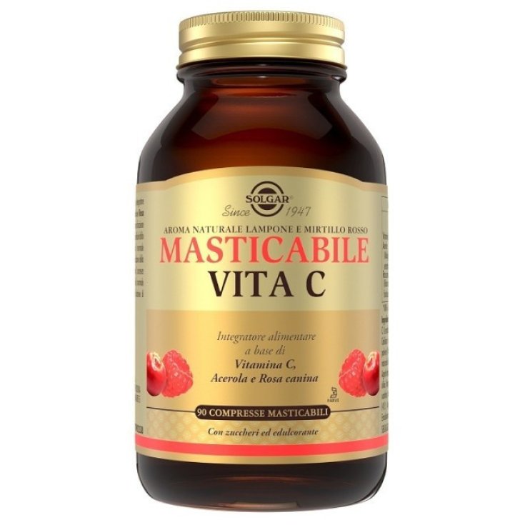Solgar Vita C Masticabile Integratore Alimentare 90 Compresse
