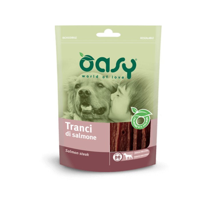 OASY SNACK DOG TRANCI SALMONE