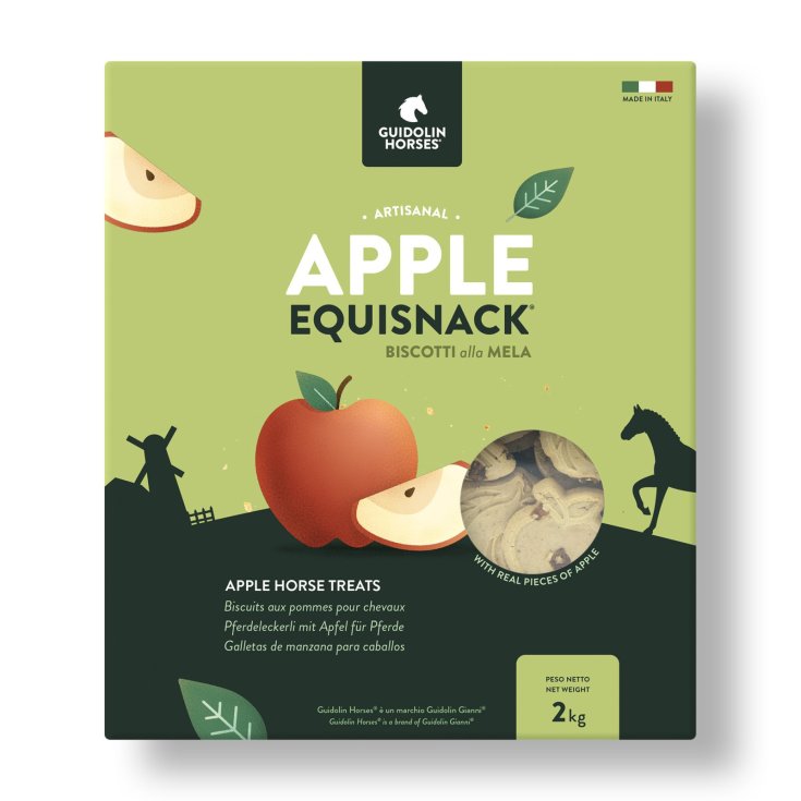 EQUISNACK BISCOTTI MELA 2KG