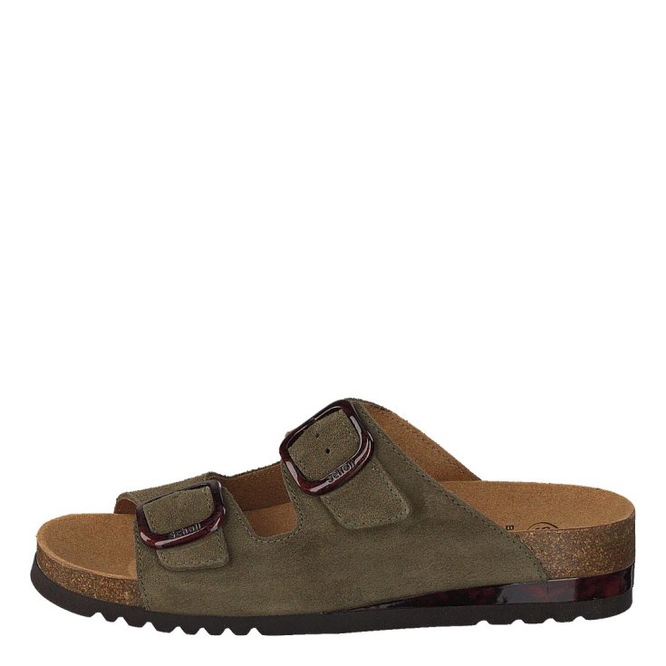 Scholl Ilary 2 Straps Suede W Oliva38