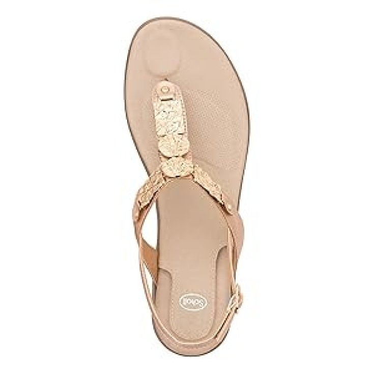 Scholl Shoes Ischia Flip-Flop Oro Rosa 41
