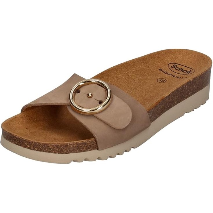 Scholl Malibu Mule Nubuck W Cognac41 Sandali Donna