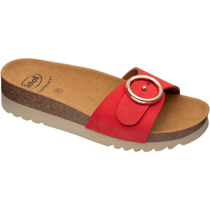 Dr Scholl's Malibu Mule Nubuck W Rosso 38 Sandali Donna