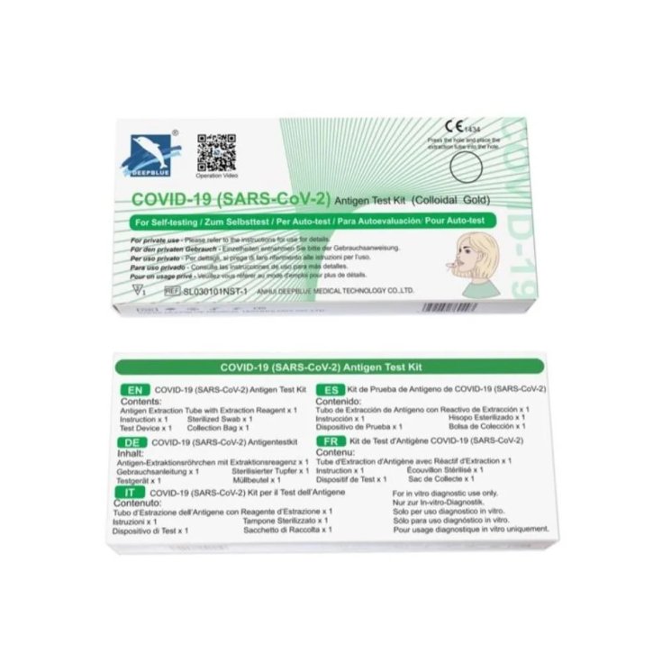 Leading Med Deepblue Test Antigenico Rapido Covid-19 Autodiagnosi