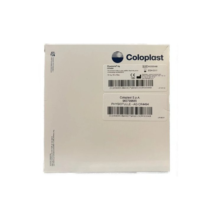 Coloplast Physiotulle Ag Medicazione Avanzata Non Adesiva 10x10