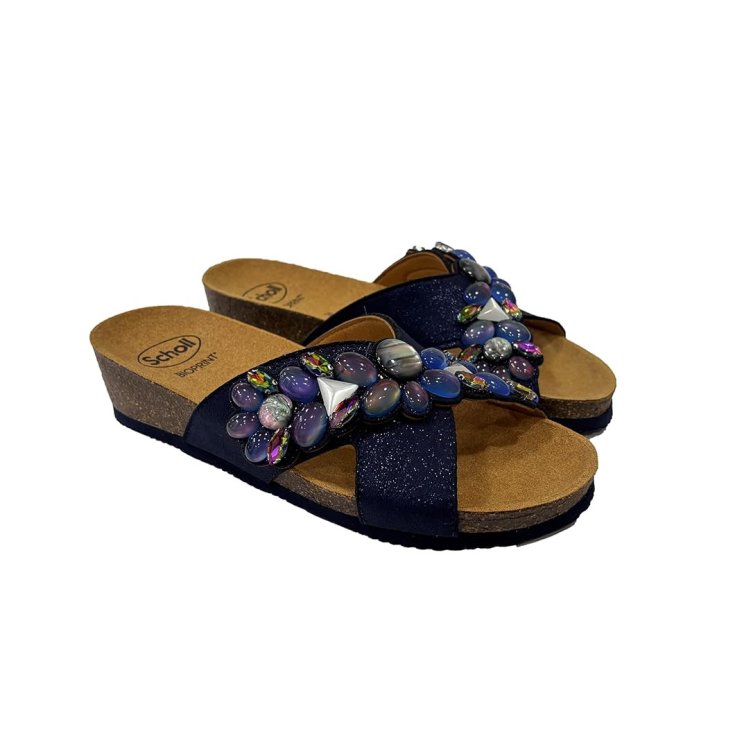 Scholl Palau Cross Mic Acc W Brd M41 Sandali Donna Bordeaux