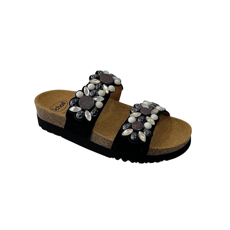 Scholl Sintra 2Straps Sandali Comodi Nero 38