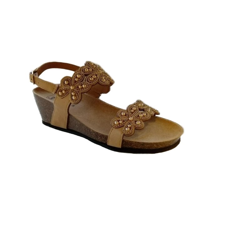 Scholl Palinuro M+ST W Octane 39 Sandali con Decorazione Floreale