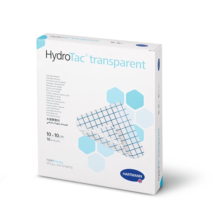 HydroTac Transparenter Hydrogel-Verband 10x10cm Hartmann 10 Stück