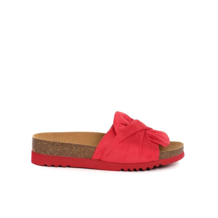 Scholl's Nevia Rept Print Microfibre Woman Red/M 35