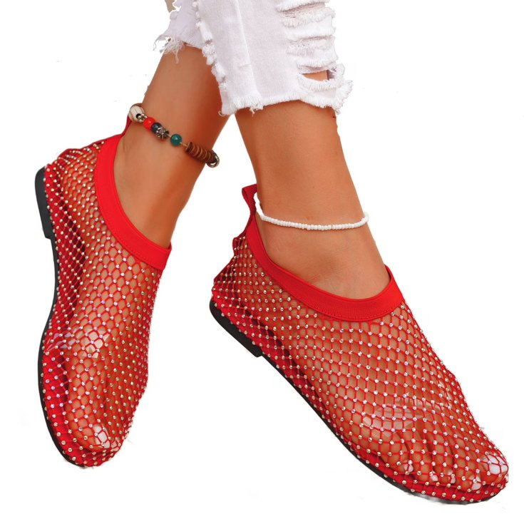 Scholl's Nevia Reptile Printed Microfibre Woman Red/Multi 38