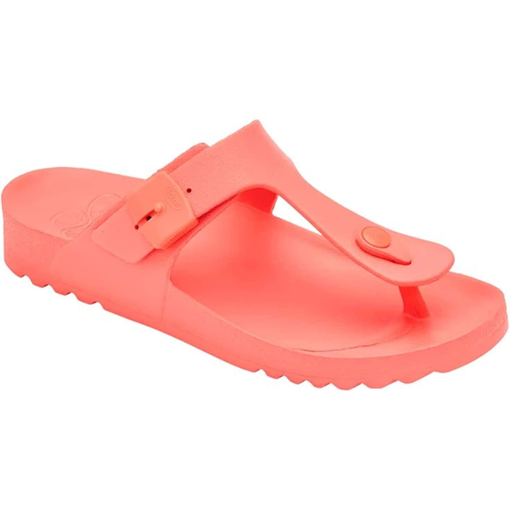 Scholl Bahia Eva Woman Salmon 39 Ciabatte Leggere e Flessibili