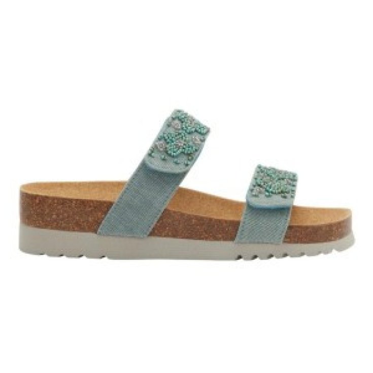 Scholl's Sandali Zafirah C+BW Denim/M 38 Light Blu