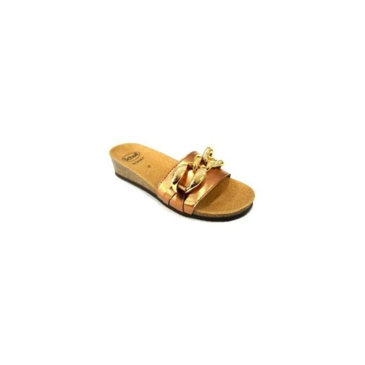 Scholl's Ravello Laminato Sintetico Catena Donna Bronzo 40