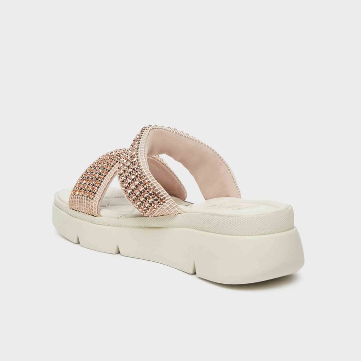Scholl's Bali Sandal Leather Woman Light Pink 39