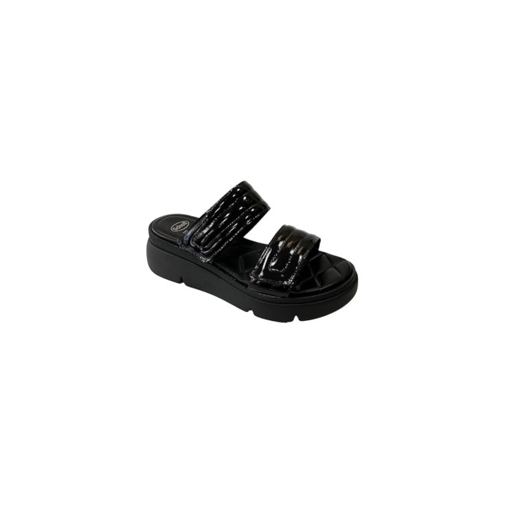 Scholl's Sandali Neri Bali 2 Straps Taglia 35
