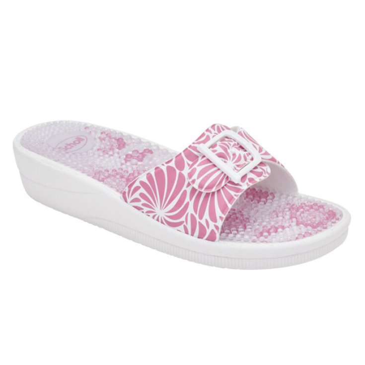 Scholl's New Massage Fantasy Printed PVC Donna Bianco Rosa 37