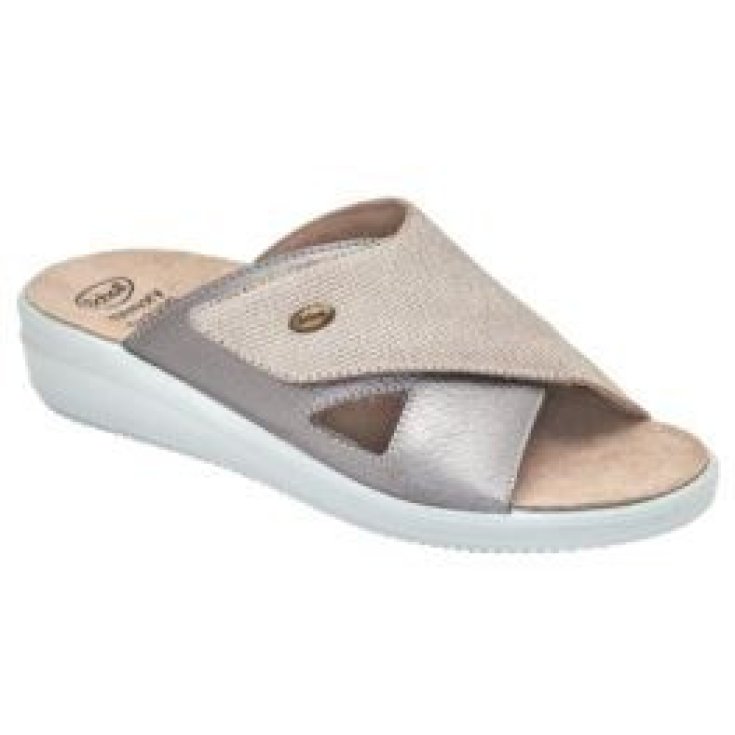Scholl's Antonia Cross Stampato Scamosciato Sintetico Laminato Donna Taupe 37