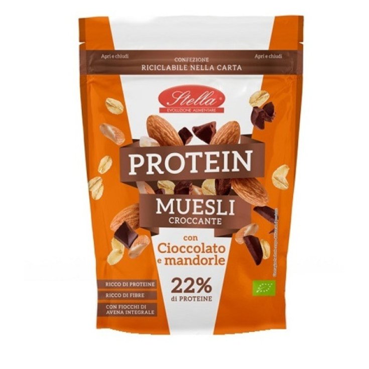 Stella Protein Muesli Croc Cio con Cioccolato e Mandorle Biologico
