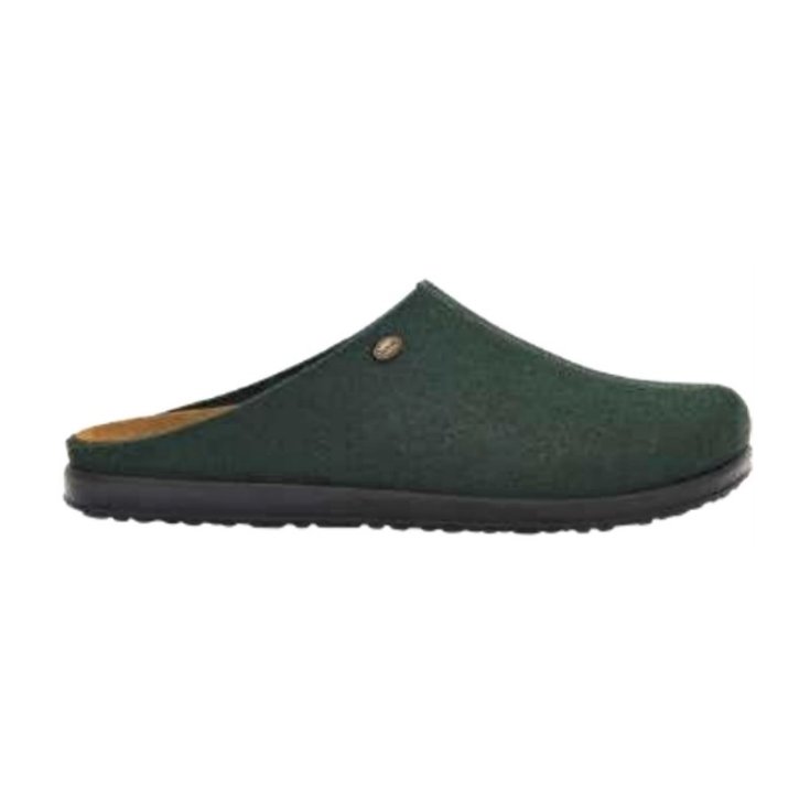 Scholl Elio Wool Pantofola Uomo Verde Scuro Taglia 44