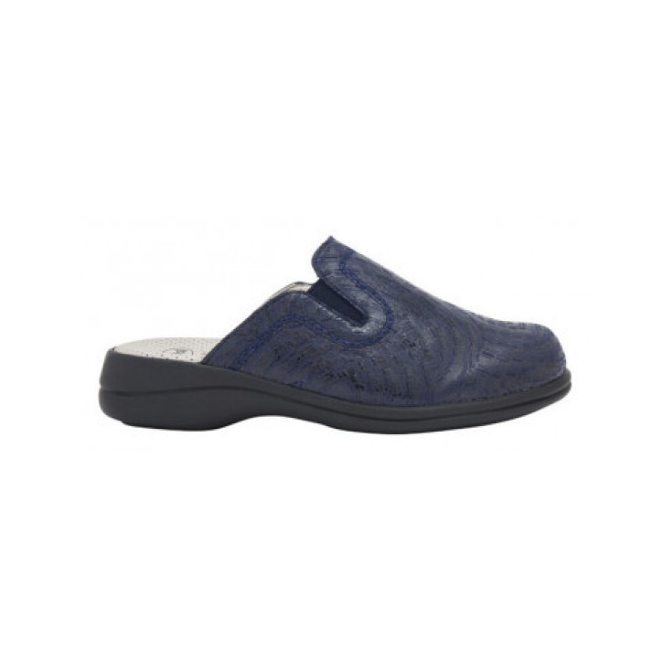 Scholl's New Toffee Printed Synthetic Ciabatta Donna Blu Navy 39